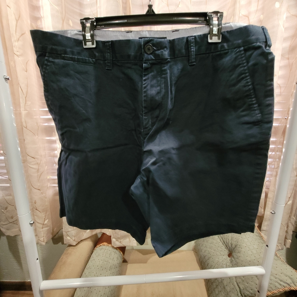 Tommy Hilfiger Dark Blue Flat Front Shorts